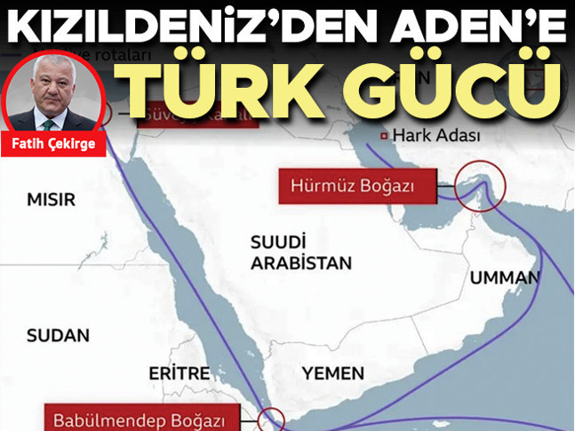 Kızıldeniz’den Aden’e Türk gücü