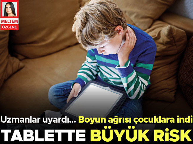 Boyun ağrısı çocuklara indi