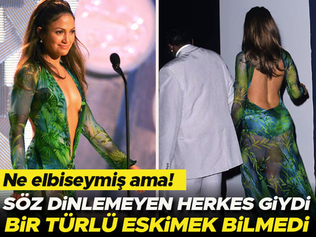 Ne elbiseymiş ama! Söz dinlemeyen herkes giye giye bir türlü eskitemedi