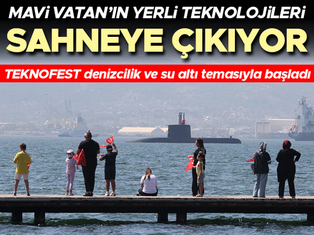 Mavi Vatan’ın yerli teknolojileri sahneye çıkıyor! TEKNOFEST denizcilik ve su altı temasıyla Gölcük’te başladı