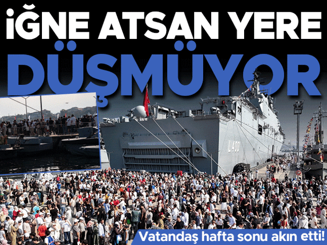TEKNOFEST Mavi Vatan’a hafta sonu akını! Etkinlik alanı doldu