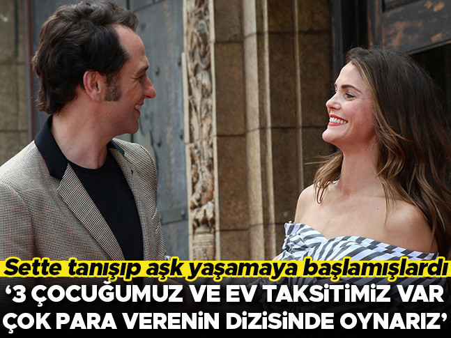 Ünlü çift sette tanışıp aşk yaşamaya başlamıştı… ‘Üç çocuğumuz ve ev taksitimiz var, çok para verenin dizisinde oynarız’