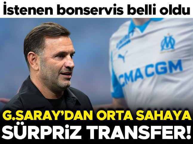 Galatasaray'dan orta sahaya sürpriz transfer!