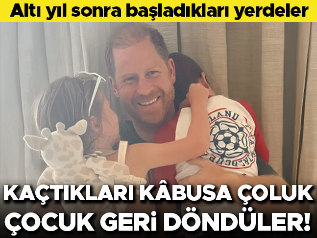 6 yıl sonra başladıkları yerdeler…Harry ve Meghan çoluk çocuk memlekete geri döndü!