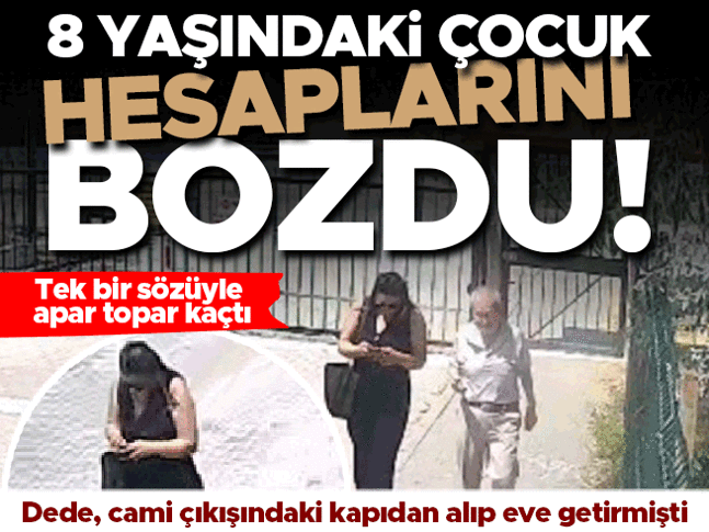 8 yaşındaki çocuk, tek bir sözüyle dolandırıcıyı apar topar kaçırdı