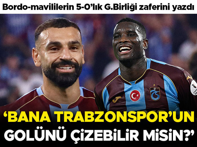 Trabzonsporun 5-0lık Gençlerbirliği zaferini yazdı: Savic bile gol aradı
