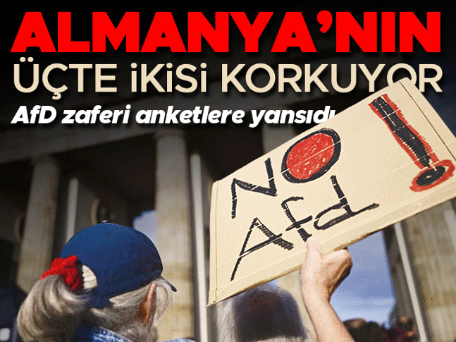 AfD zaferi anketlere yansıdı: Almanya’nın üçte ikisi korkuyor