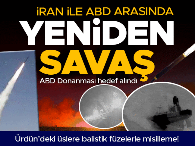 İrandan ABDye art arda misillemeler: Savaş gemilerine balistik füze saldırısı