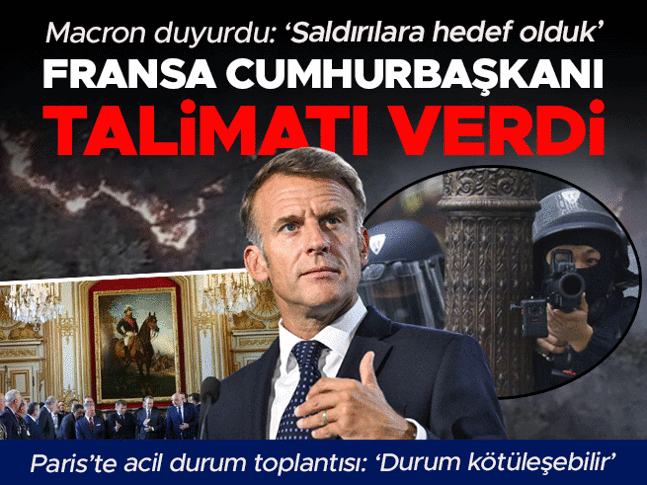 Fransa Cumhurbaşkanı Macrondan savaşa hazırlık talimatı: Pariste acil durum toplantısı