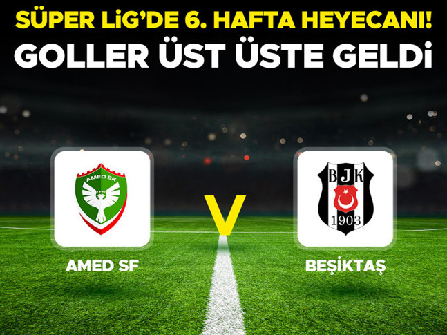 Canlı Anlatım: Amed SF Beşiktaş (Süper Lig maçı)