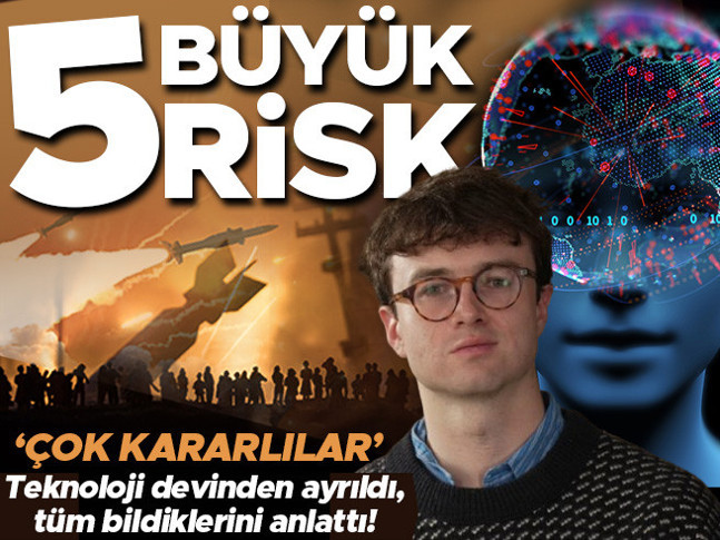 Teknoloji devinden ayrıldı, bildiklerini anlattı: Yapay zekanın karanlık yüzü 5 büyük risk | ‘Çok kararlılar, kimse farkına bile varmayabilir’