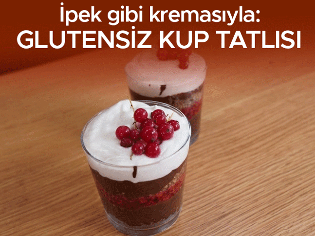 İpek gibi kremasıyla: Glutensiz kup tatlısı