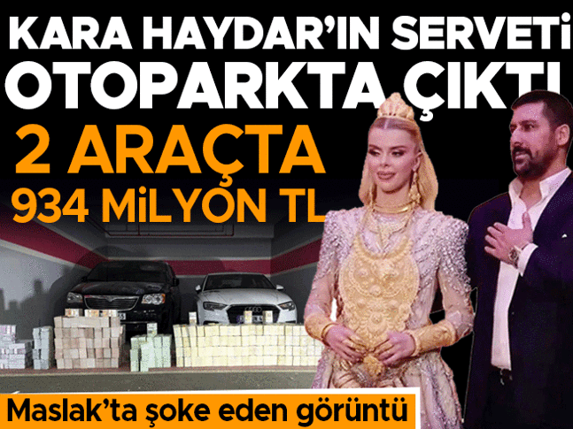 Vanlı Kara Haydar soruşturması Kara Haydarın serveti otoparktan çıktı: 2 aracında 934 milyon TL bulundu