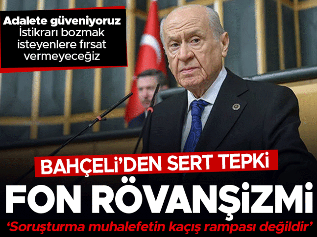 MHP Grup Toplantısı Devlet Bahçeli’den önemli açıklamalar