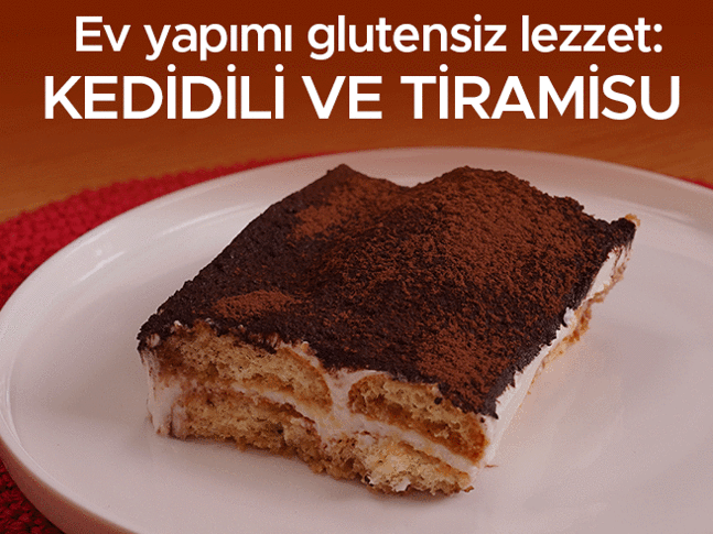 Ev yapımı glutensiz lezzet: Kedidili ve tiramisu