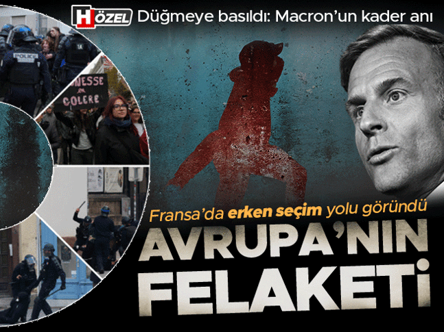 Avrupanın felaketi Uzman isim Macronun çıkmazını değerlendirdi: Fransada erken s