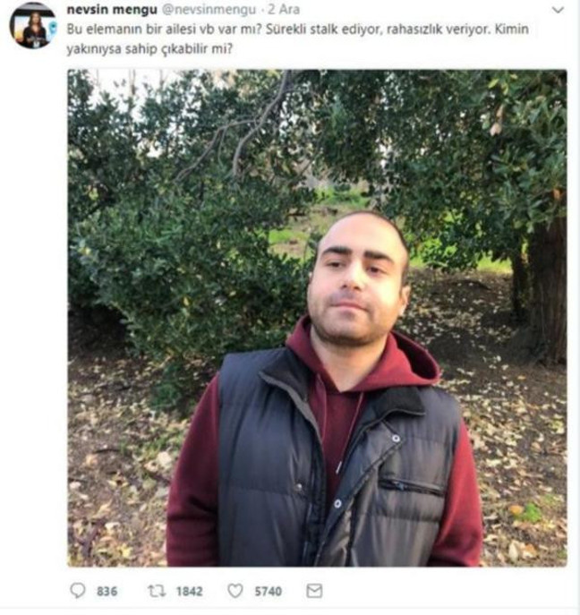 Nevşin Mengüye hakaret eden AK Partili üye için karar