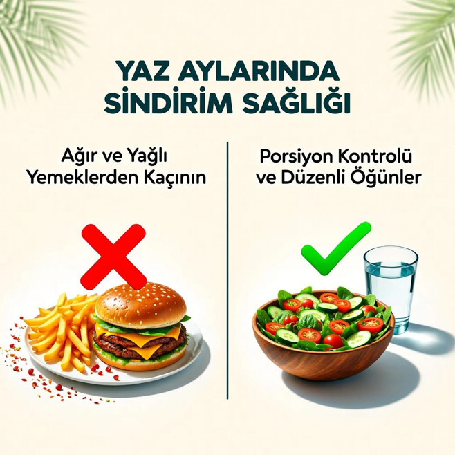 Yazın sindirim sistemi neden alarm veriyor