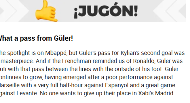 Arda Güler, Levante maçı sonrası İspanya’da gündem oldu: ‘Guti’yi hatırlattı Arda’nın sihirli değneği’