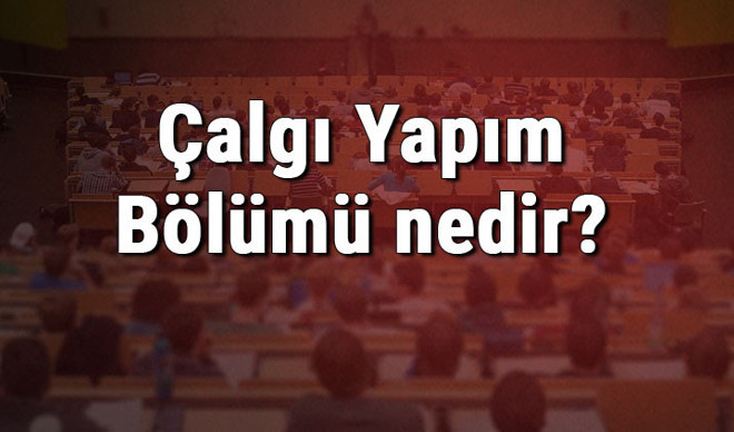 Çalgı Yapım Bölümü nedir ve mezunu ne iş yapar? Bölümü olan üniversiteler, dersleri ve iş imkanları