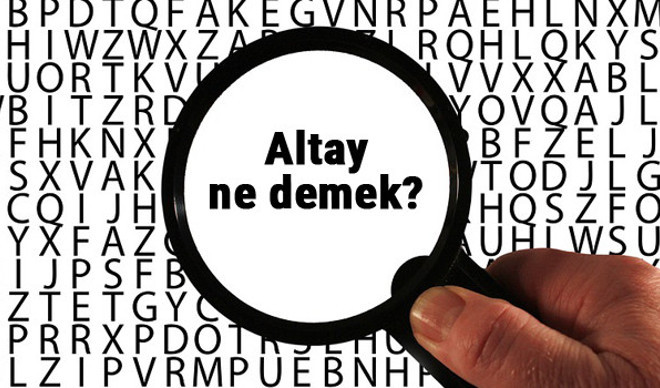 Altay ne demek, ne anlama geliyor? Altay kelimesinin anlamı nedir? TDK'ya göre sözlük anlamı... Altay ne demek, ne anlama geliyor? Altay kelimesinin anlamı nedir? TDK'ya göre sözlük anlamı...