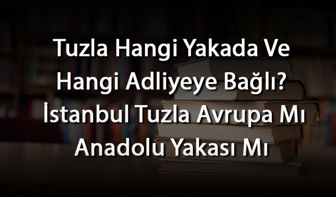 Tuzla Hangi Yakada Ve Hangi Adliyeye Bağlı? İstanbul Tuzla Avrupa Mı Anadolu Yakası Mı Tuzla Hangi Yakada Ve Hangi Adliyeye Bağlı? İstanbul Tuzla Avrupa Mı Anadolu Yakası Mı