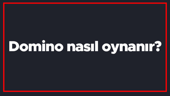 Domino nasıl oynanır? Domino taşında kaç sayı var, oyun kaçta biter?