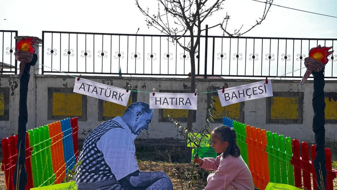Okullarda fidanlar Atatürk sevgisiyle büyüyecek