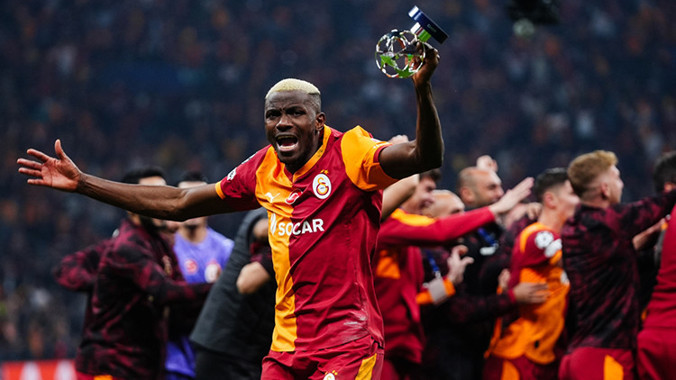Galatasaray-Liverpool maçından bir kare