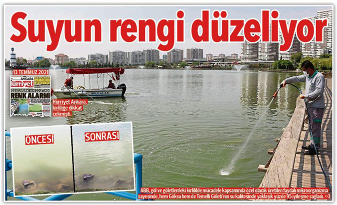Göksu göletinin dünü ve bugünü