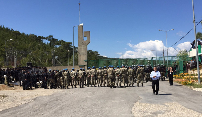 Nükleer Santral töreni sonrası eylem
