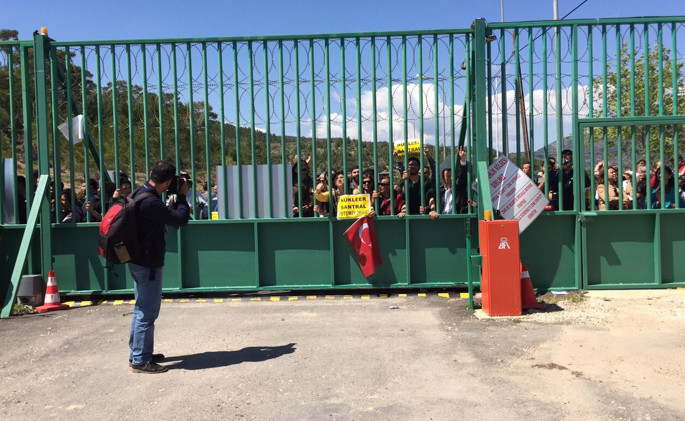 Nükleer Santral töreni sonrası eylem