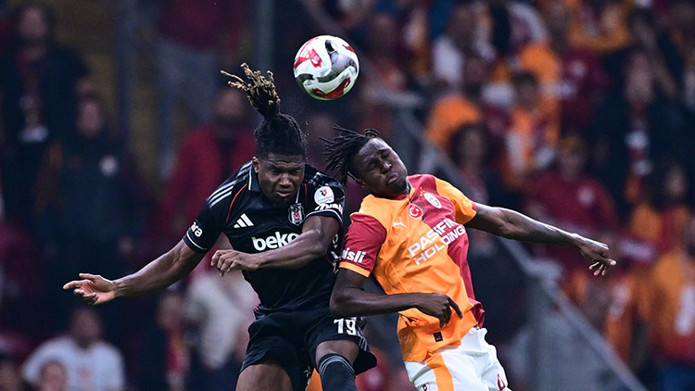 Galatasaray-Beşiktaş derbisinden bir kare