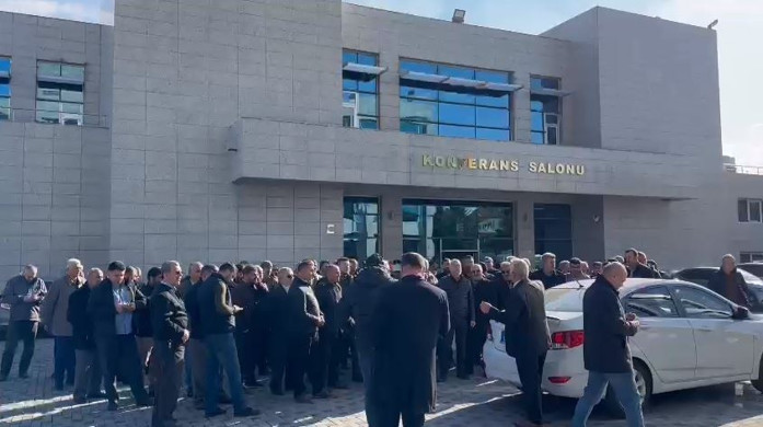 Otobüs esnafı yine eylemde