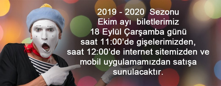 İBB Şehir Tiyatroları yeni sezon tarihi belli oldu Biletler 18 Eylülde satışa çıkıyor