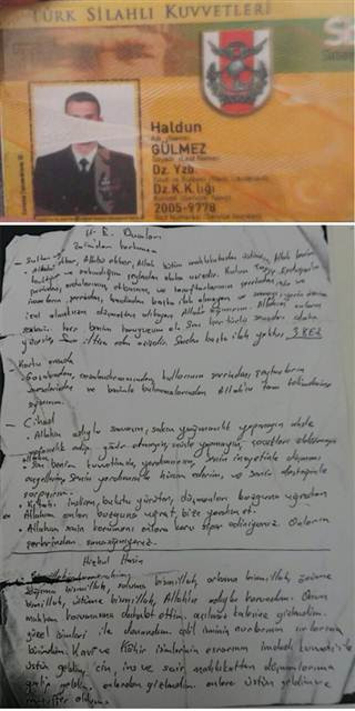 Marmaris baskıncısı yaralı yüzbaşıda şifreli dua!