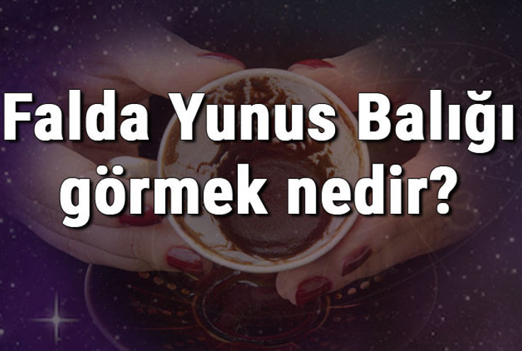 Falda Yunus Balığı görmek nedir? Kahve falında yunus balığı görmenin anlamı