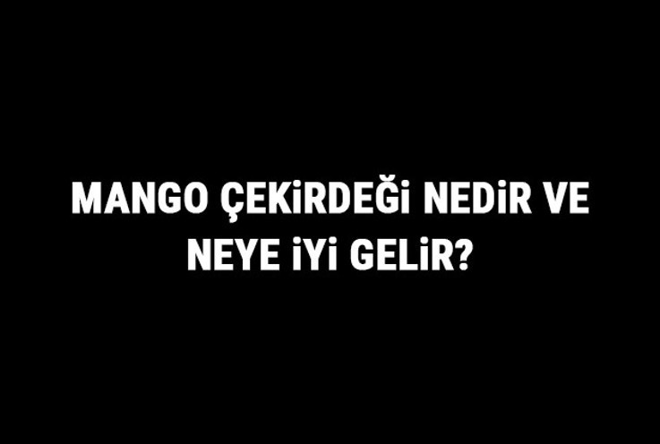 Mango Çekirdeği Nedir Ve Neye İyi Gelir? Mango Çekirdeği Faydaları