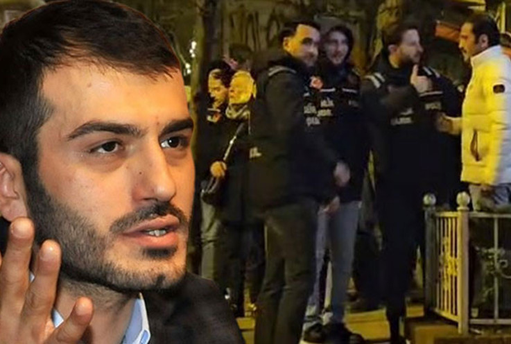 Oyuncu Ufuk Bayraktar 8 Mart Dünya Kadınlar Günü yürüyüşünde olay çıkardı