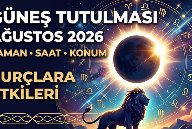 GÜNEŞ TUTULMASI SAATİ VE İZLEME YERLERİ 12 AĞUSTOS 2026 || Bugün Güneş Tutulması Saat Kaçta Olacak, Türkiye'den Görülecek Mi? Tam Güneç Tutulması Ne Zaman? Aslan Burcu Güneş Tutulmasının Burçlara Etkisi
