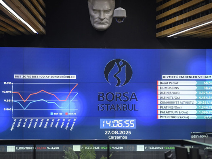 Borsa günün ilk yarısında geriledi