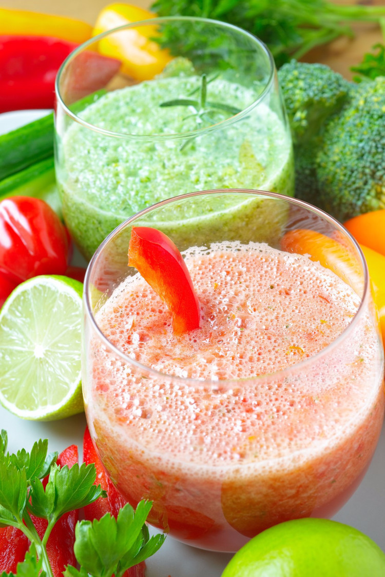 Yeşil ve sarı biberli smoothie tarifi