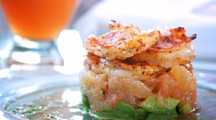 Hardal soslu avokadolu karides tarifi