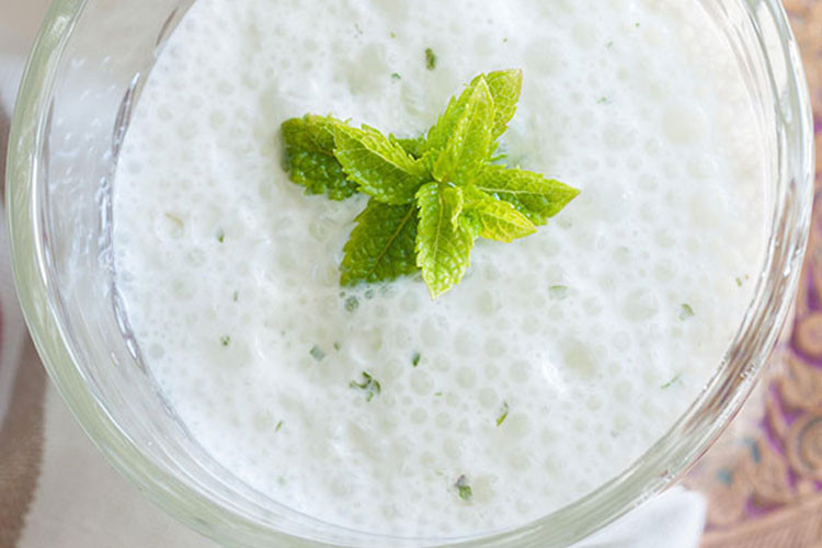 Naneli ayran tarifi