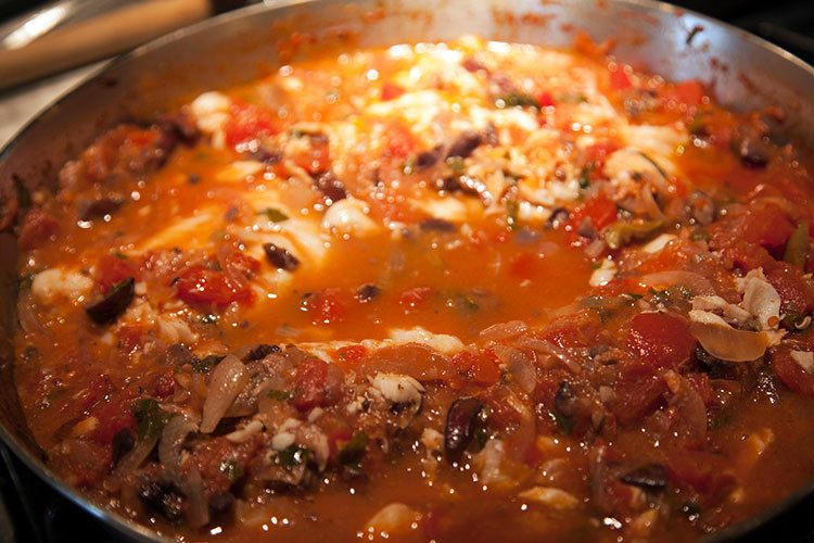 Domatesli palamut tarifi