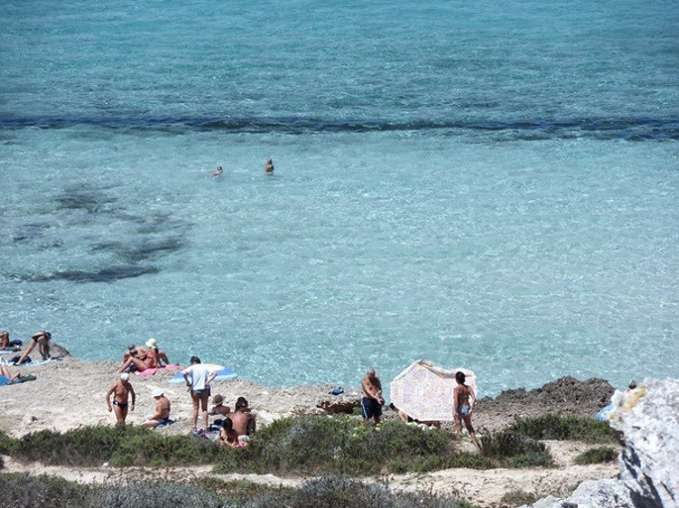Spiaggia di Cala Rossa / Favignana, Aegadian Adası