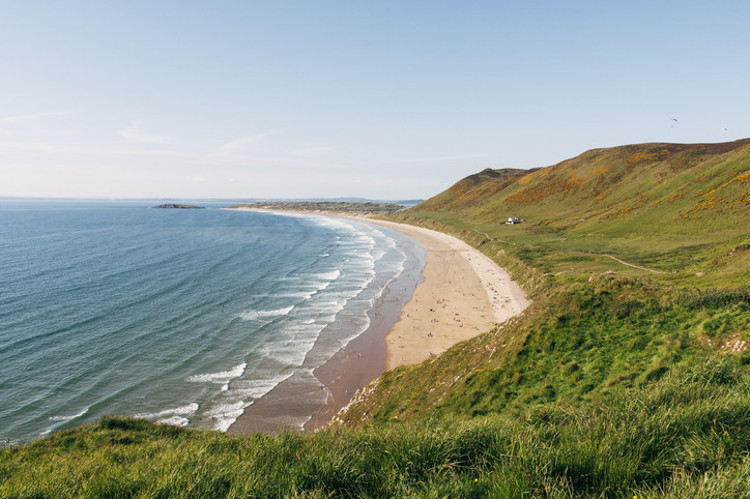Rhossili Bay / Rhossili, İngiltere