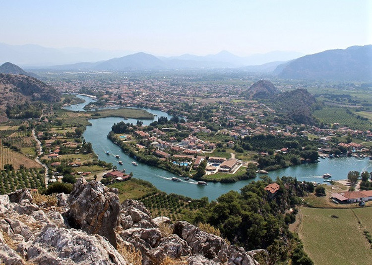 Tablo gibi manzara: DALYAN, FETHİYE / MUĞLA