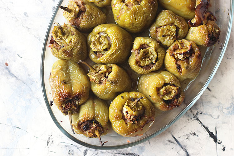Zeytinyağlı biber dolması tarifi