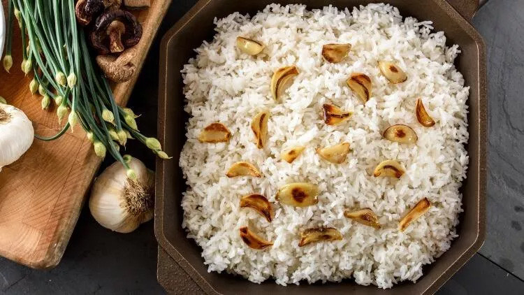 Sarımsaklı pilav tarifi